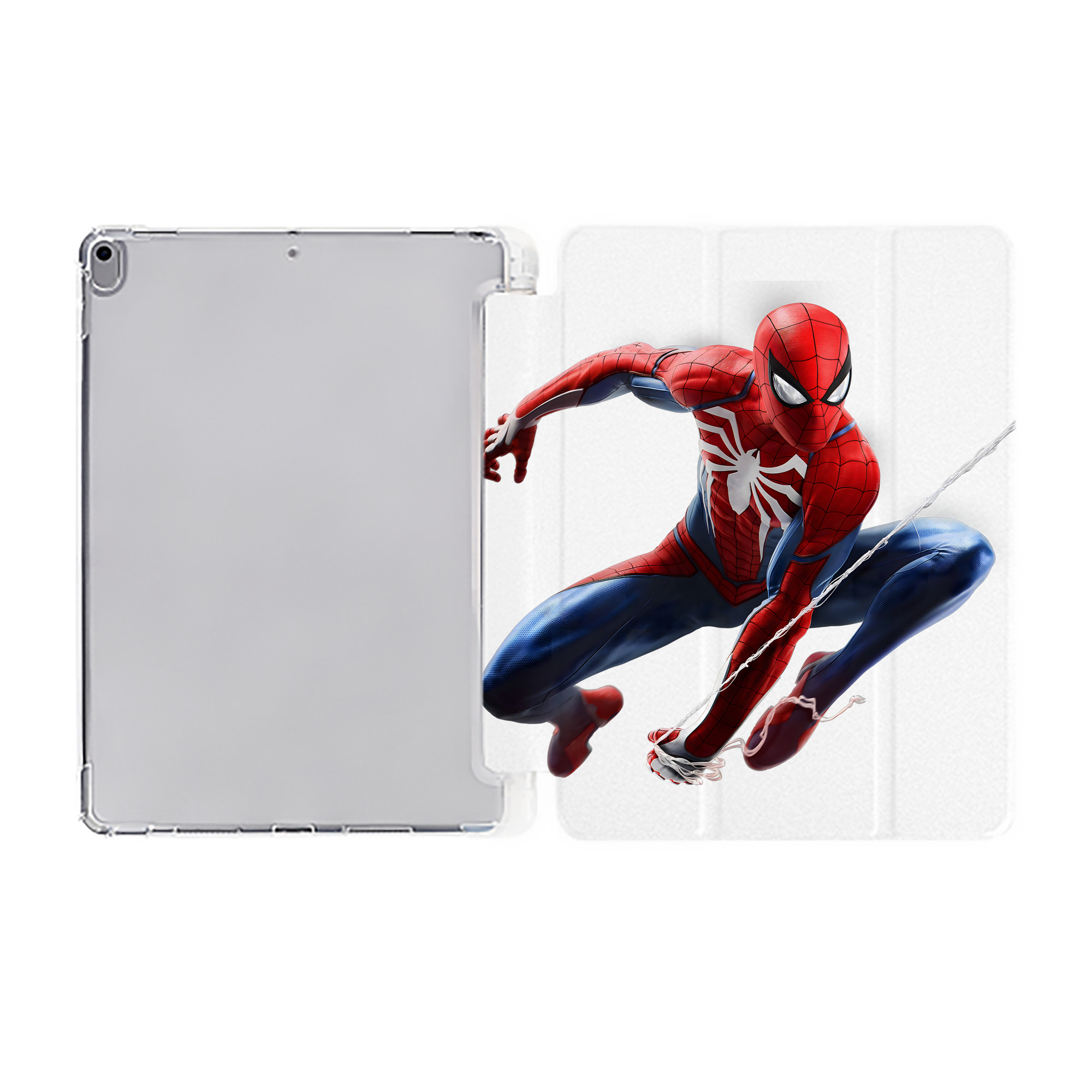 （画像用） アベンジャーズ The Avengers IPad ケース ペン収納付き 三つ折りスタンド PUレザー×シリコン 対応機種9.5/10.5/10.9インチ